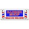 Signmission BARBER SHOP WALK-INS WELCOME BANNER SIGN men women coloring manicure B-Barber Shop Walk-Ins Wel - alternate 1
